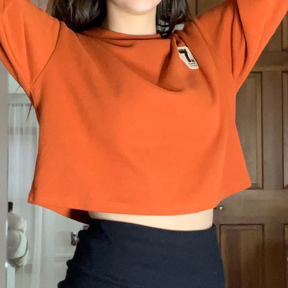 Orange sweater